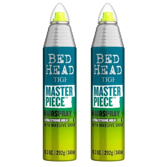 2 Pack Bed Head TIGI Masterpiece - No 4 Extra Strong Hold with Massive Shine - Picture 1 of 6